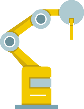 Endüstriyel Robot Kol Simgesi