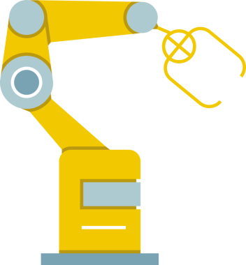 Endüstriyel Robot Kol Simgesi