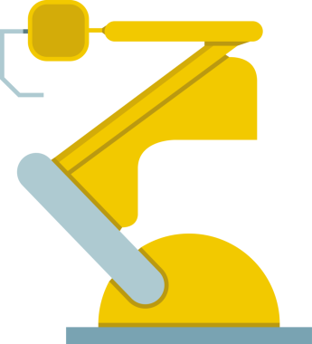 Endüstriyel Robot Kol Simgesi