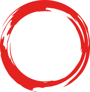 Kızıl Grunge Çember Çizimi