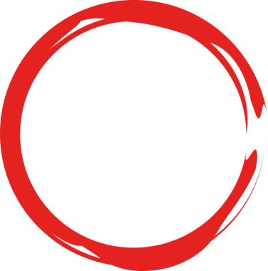 Kızıl Grunge Çember Çizimi