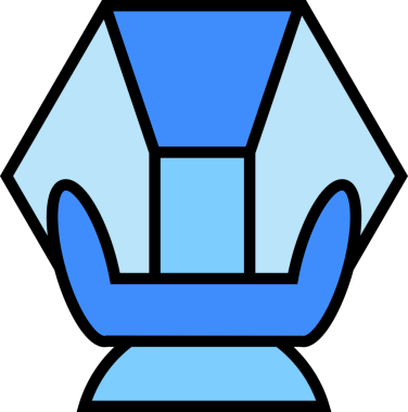 Mavi Kanepe Simgesi İllüstrasyonu