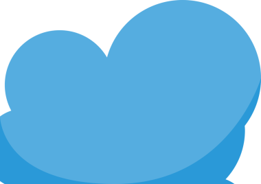 Mavi Bulutlu Resim Clipart