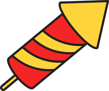 Havai fişek Simgesi İllüstrasyon Clipart