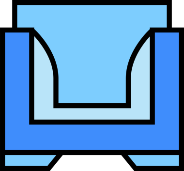 Mavi Kanepe Simgesi İllüstrasyonu