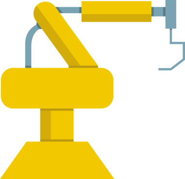 Robotik Kol Simgesi Üretiliyor