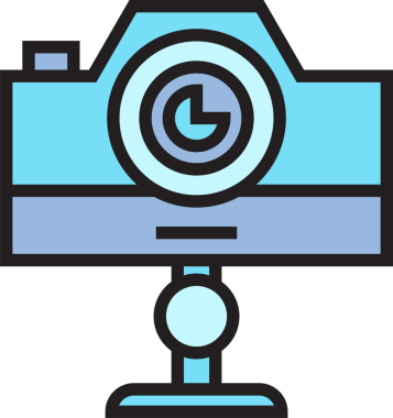 dijital fotoğraf makinesi simge tasarlamak