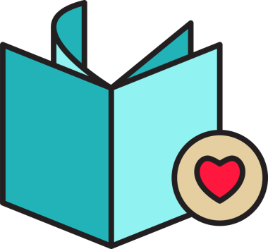 Kitap ve Kalp Simgesi