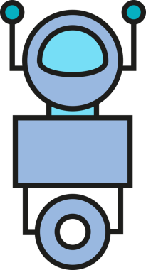 Robot Karakter Simgesi Clipart