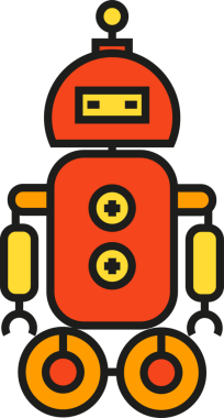 Robot Karakter Simgesi Clipart