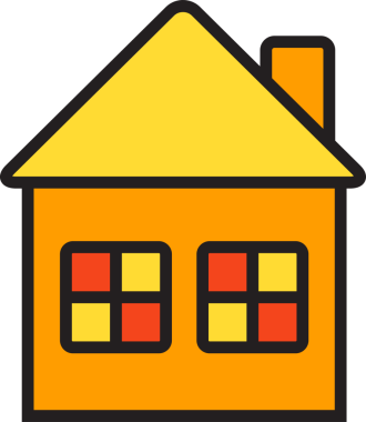 Ev Binası Simgesi Clipart