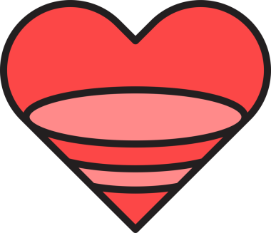 kalp ve kan damla simgesi