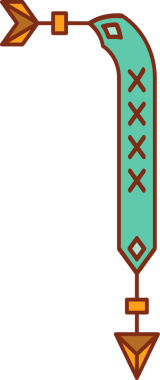 Dekoratif Ok Sembol İllüstrasyonu