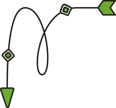 Dekoratif Ok Sembol İllüstrasyonu