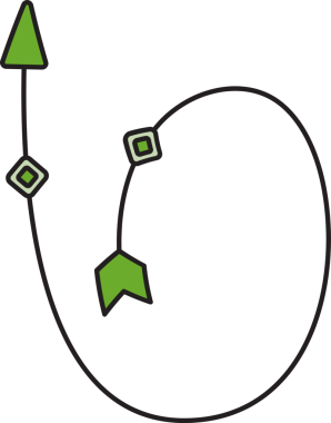 Dekoratif Ok Sembol İllüstrasyonu