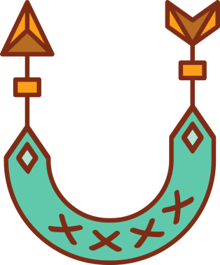 Dekoratif Ok Sembol İllüstrasyonu