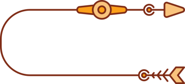 Dekoratif Ok Sembol İllüstrasyonu