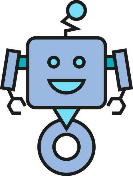 Robot Karakter Simgesi Clipart