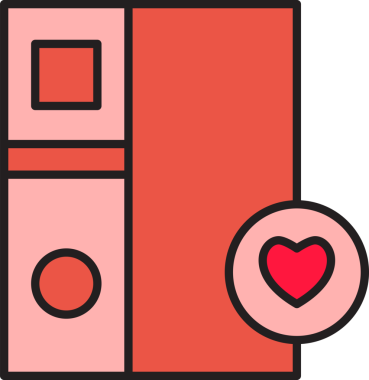 Kitap ve Kalp Simgesi