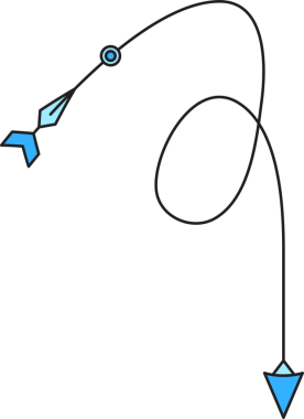 Dekoratif Ok Çizim Sembolü