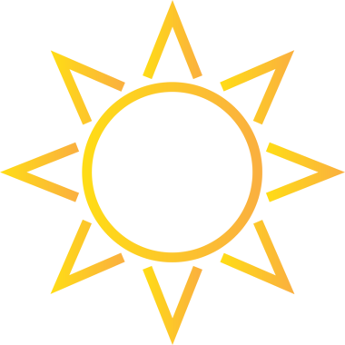 Güneş Simgesi İllüstrasyonu Clipart