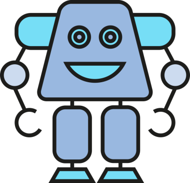 Çizgi Robot Avatar Çizimi