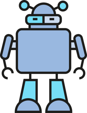 Robot Karakter Simgesi Clipart
