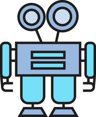 Robot Karakter Simgesi Clipart