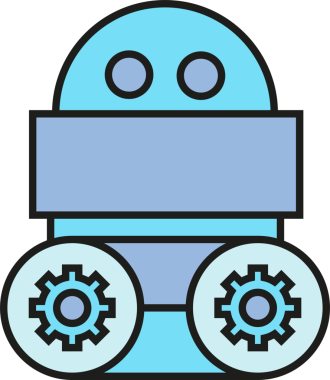 Robot Karakter Simgesi Clipart