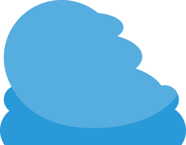 Mavi Bulutlu Resim Clipart