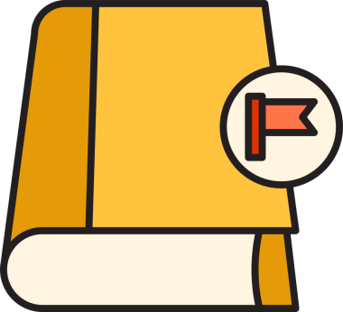 Kitap ve Bayrak Simgesi