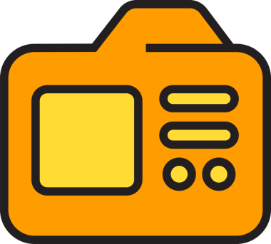 dijital fotoğraf makinesi simge tasarlamak