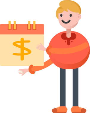 Erkek Öğrenci Karakteri Çizimi