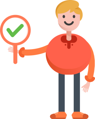 Erkek Öğrenci Karakteri Çizimi