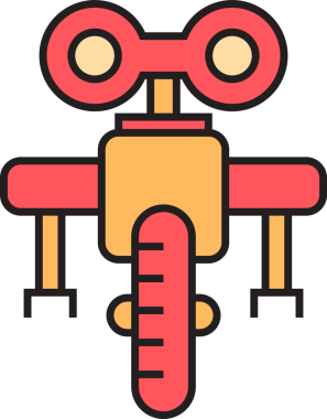 Şirin Robot Avatar Çizimi