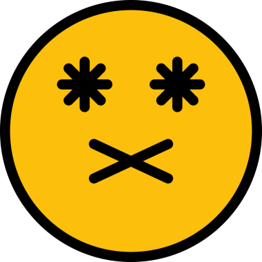 Dilsiz Yüz Emoji Clipart