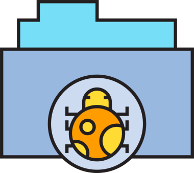 Kötü Yazılım Dizini Simgesi Clipart