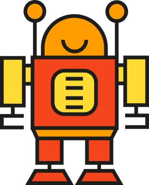 Çizgi film Robotu Avatar Clipart