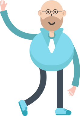 Kel İş Adamı Çizimi