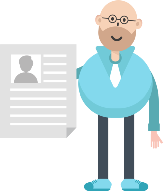 Kel İş Adamı Çizimi