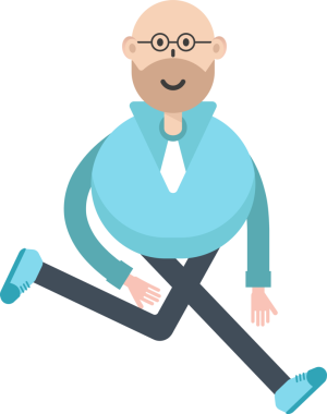 Kel İş Adamı Çizimi