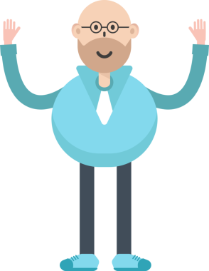 Kel İş Adamı Çizimi