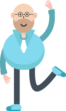 Kel İş Adamı Çizimi