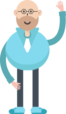 Kel İş Adamı Çizimi