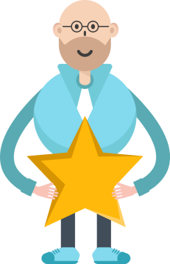 Kel İş Adamı Çizimi