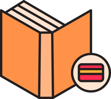 Kitap ve Kredi Kartı Simgesi