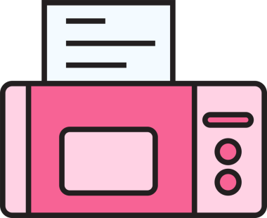 Yazıcı Simgesi İllüstrasyon Klibi