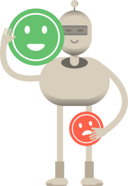 Robot Karakteri ve Duygu Simgesi