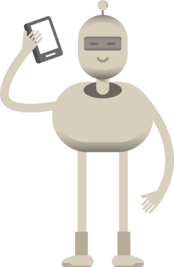 Akıllı Telefonla Konuşan Robot Karakteri