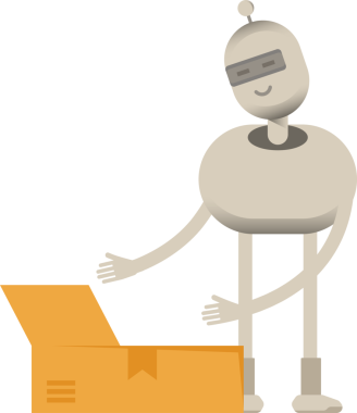 Robot Karakter Açma Kutusu